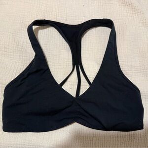 Lululemon Black deep V sports Bra